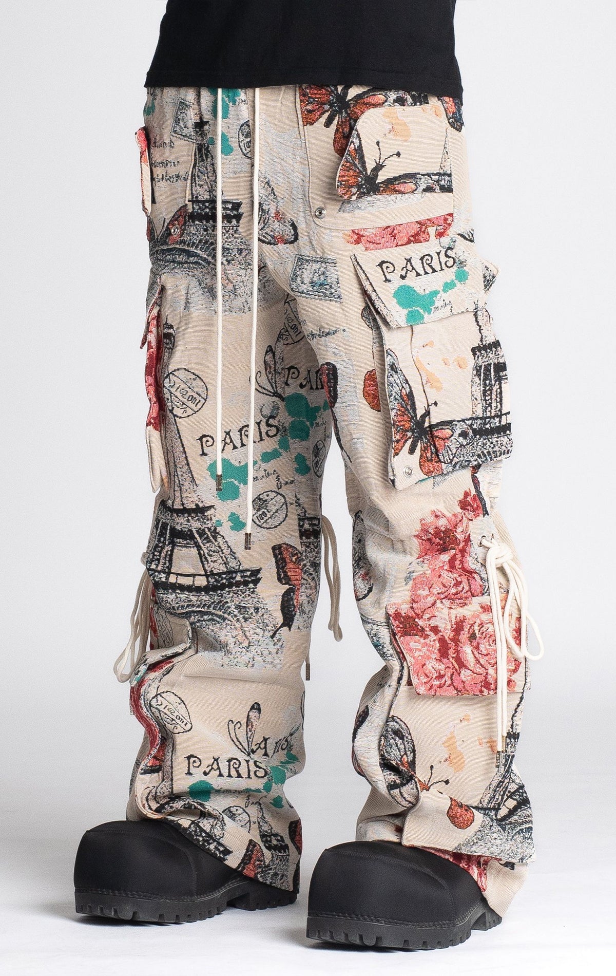 LaVille Tapestry Cargo Jeans